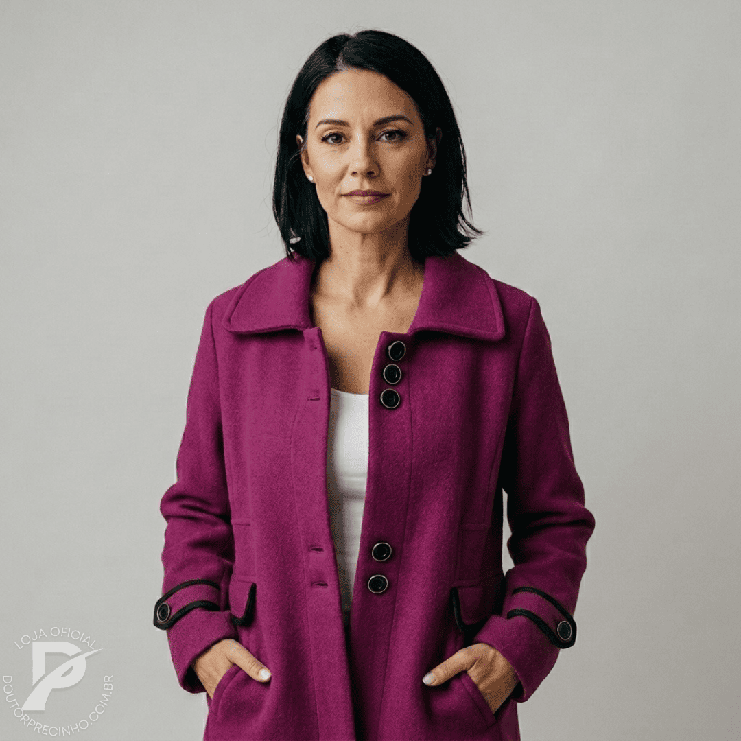 Casaco Lirian – Elegância Clássica Com Um Toque Moderno