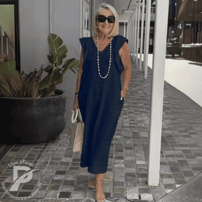 Vestido Kalissa - Midi com Amarração nas Costas