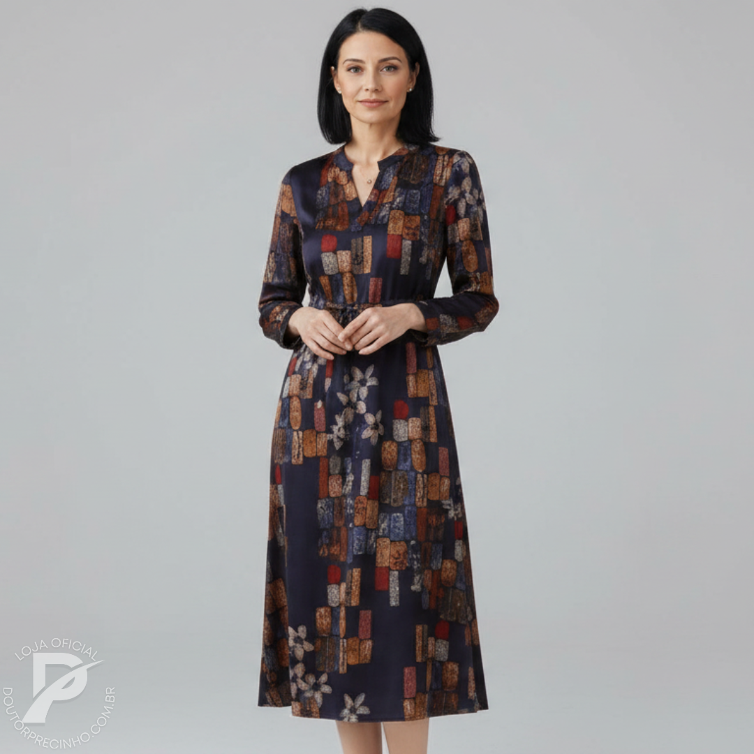 Vestido elegante e exclusivo - Floralis