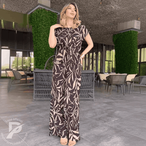 Conjunto Malena - Blusa Leve e Calça Pantalona Elegante