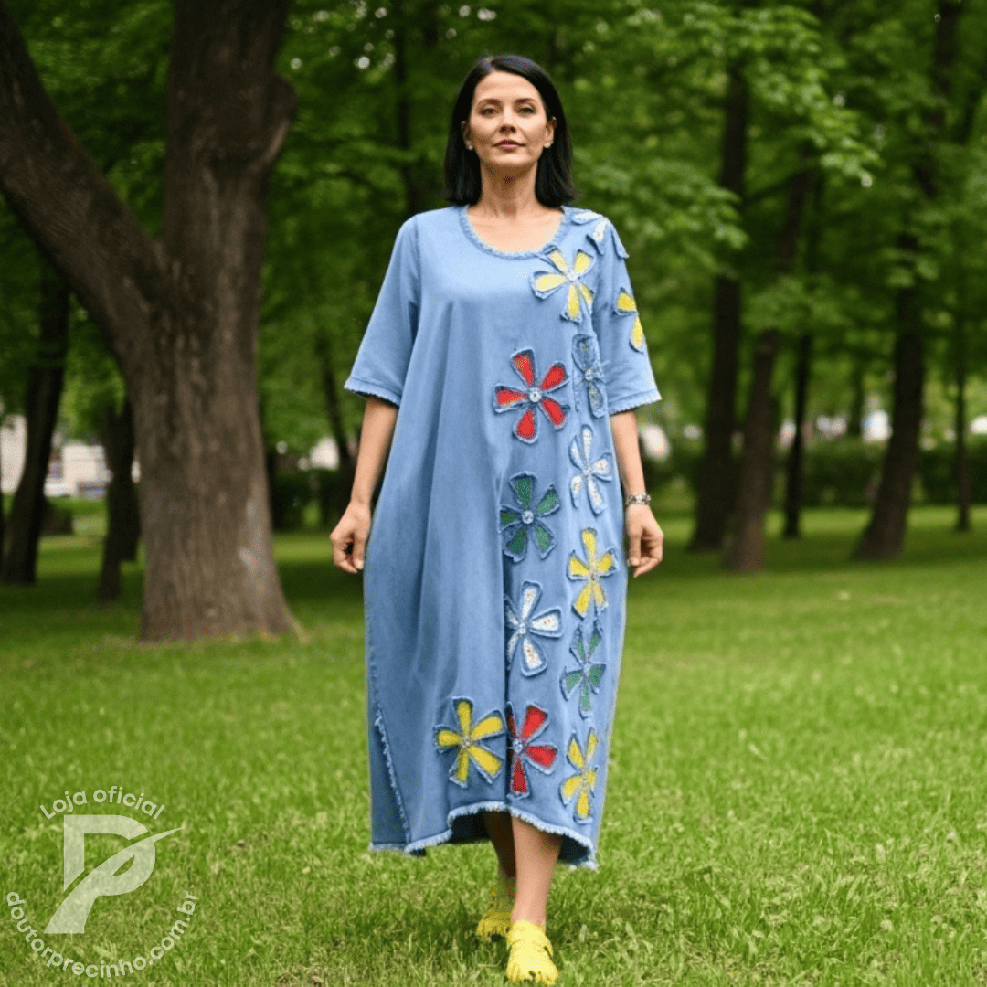 Vestido Elaris – Leveza, Cor e Alegria em Cada Detalhe