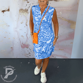 Vestido Nalira - Estampado Tropical
