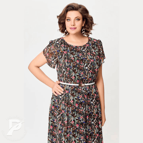 Vestido Dalina - Elegante com Cintura Marcada