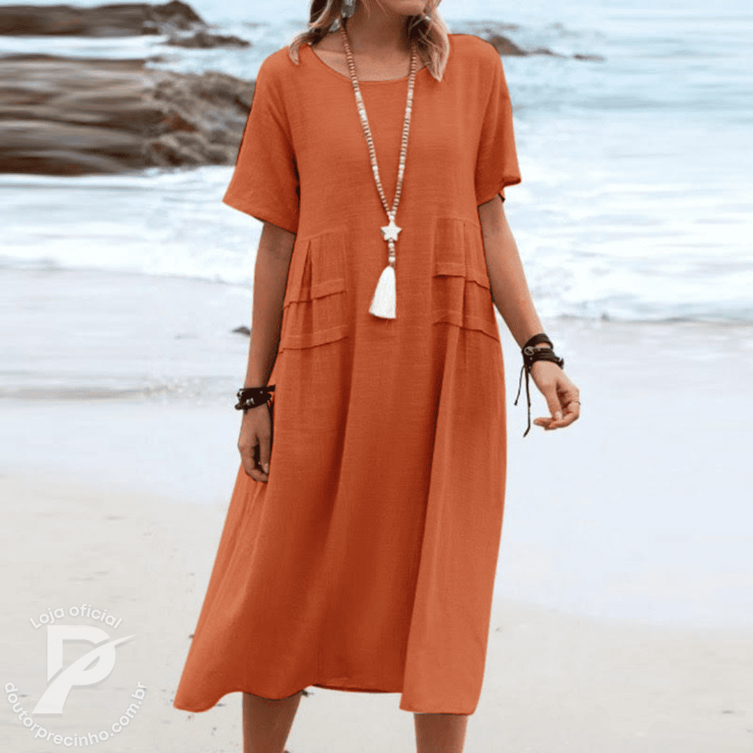 Vestido Thalira - Soltinho e Tecido Leve