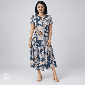 Vestido Celeste - Leve, sofisticado e super exclusivo