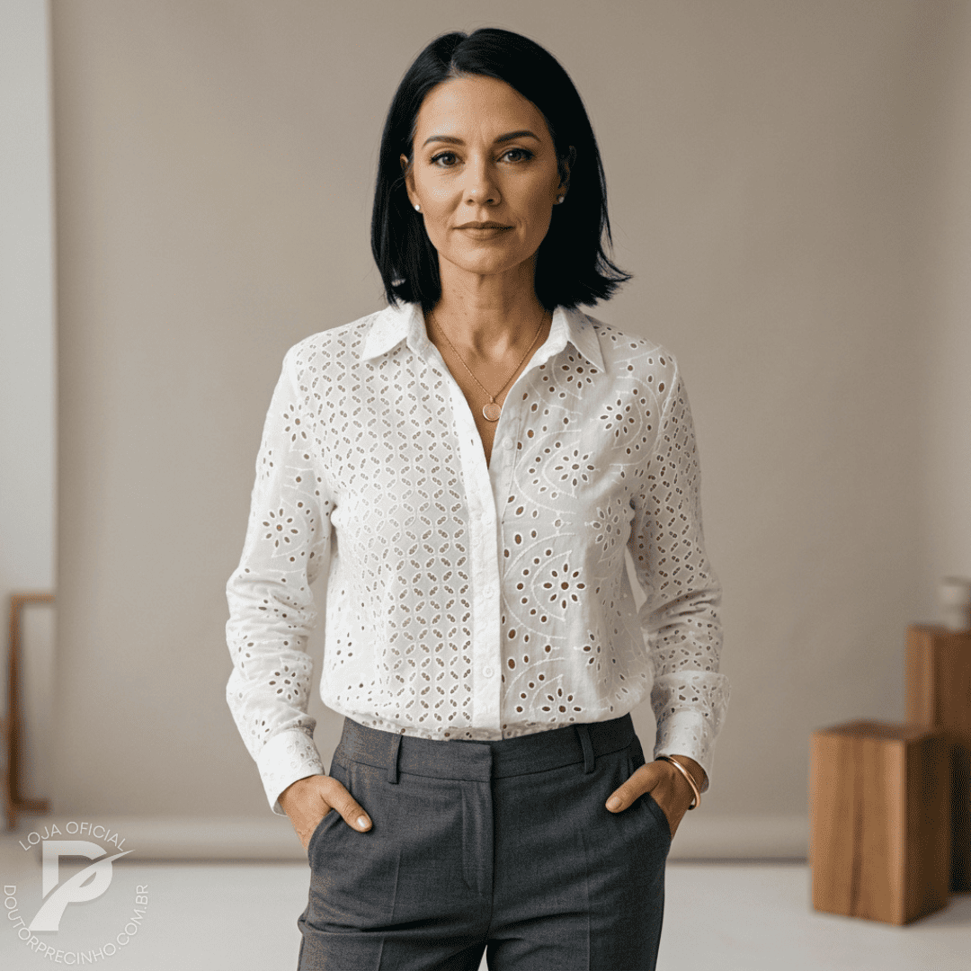 Camisa Elodie - Frescor Delicado