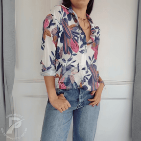 [COMPRE 1 - LEVE 2] Camisa Estampada Firenze - Elegância E Frescor