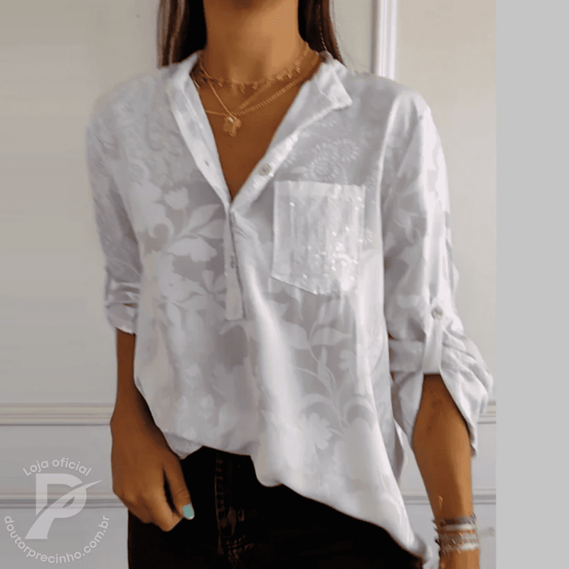 Camisa Casual Bari - Leveza E Estilo Sofisticado