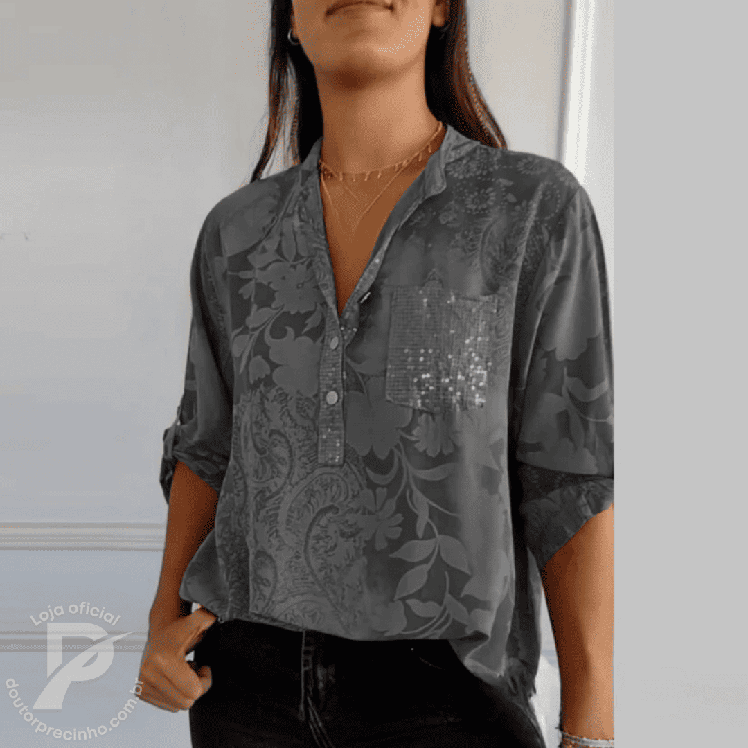 [PAGUE 1 - LEVE 2] Camisa Casual Bari - Leveza E Estilo Sofisticado