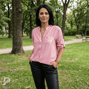 Camisa Olívia - Brilho Delicado com Elegância