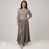 Vestido Margot – Elegância Atemporal com Toque Aconchegante