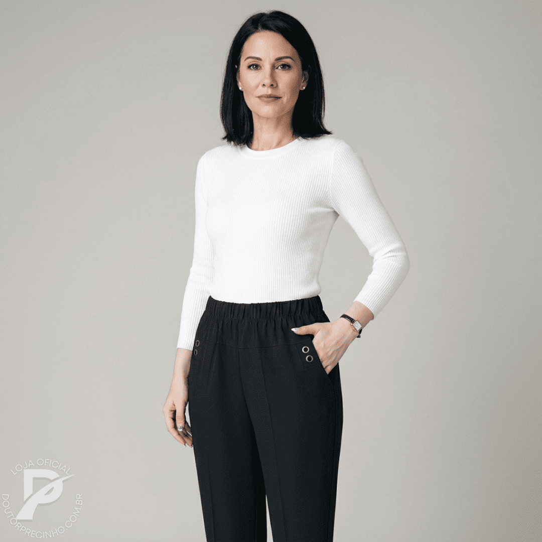 Calça com forro em lã para o inverno -  Lucy