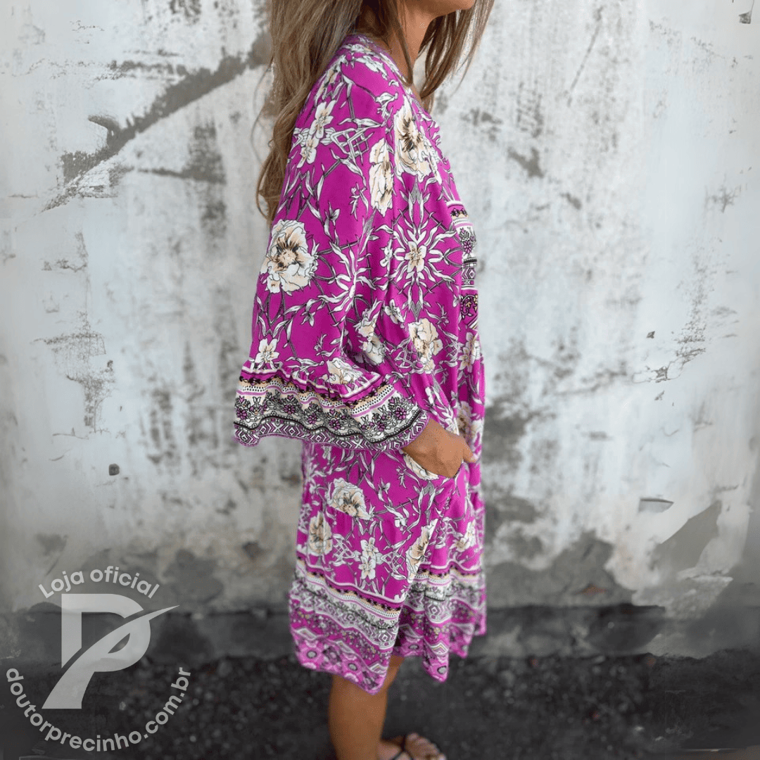 Vestido Queren – Um Toque de Liberdade com Elegância Boho