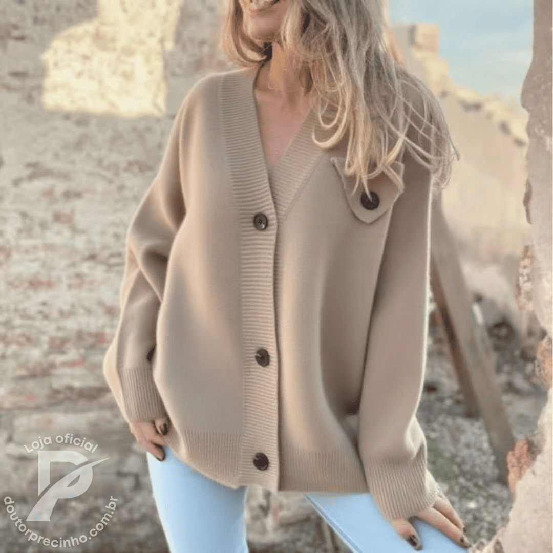 Cardigan Feminino Artemisa – Oversized