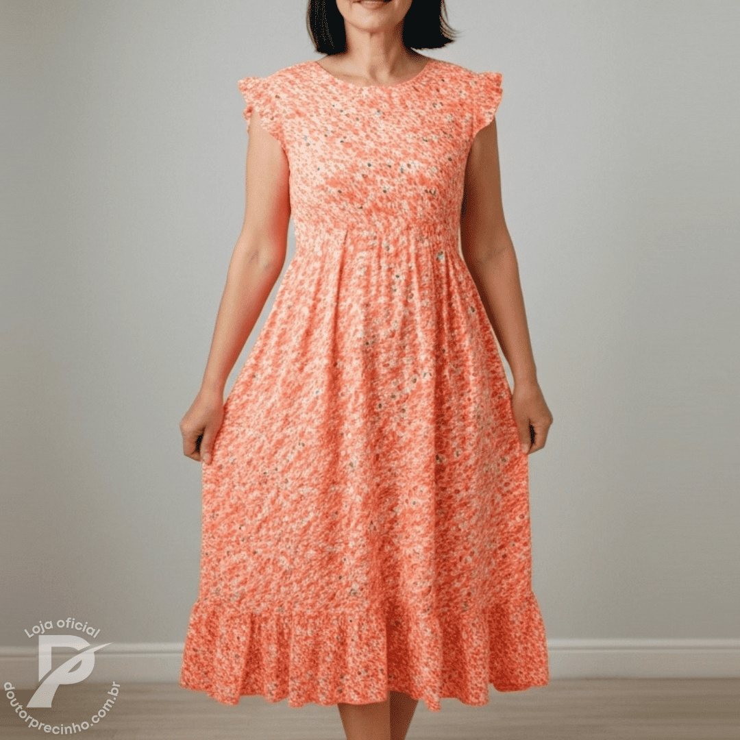 Vestido Livianne - Graciosidade que transmite leveza