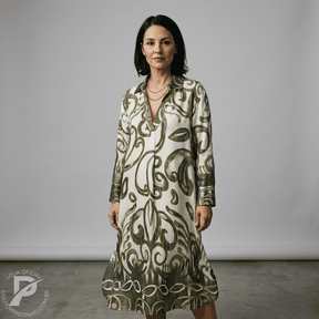 Vestido Midi Ravello - Elegância Atemporal e Conforto Exclusivo