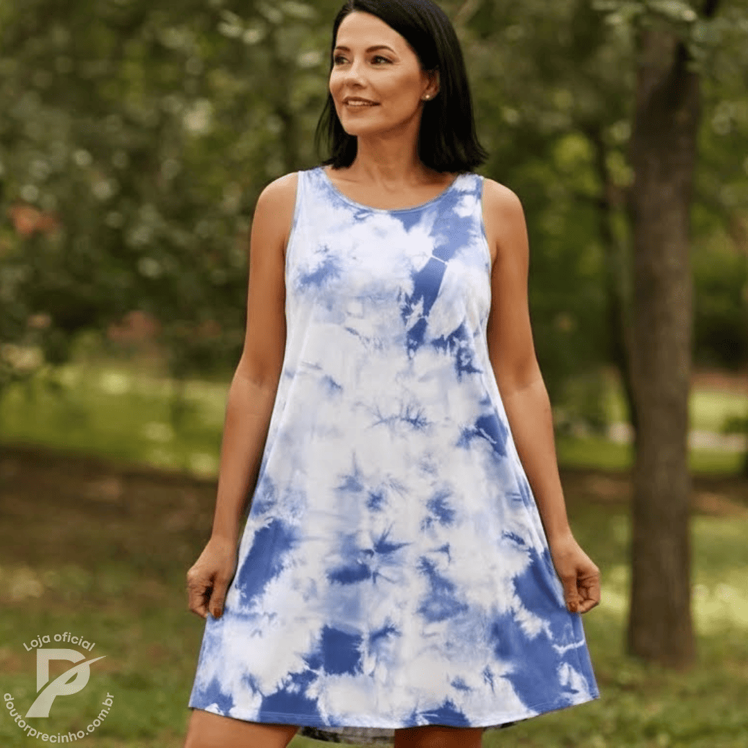 Vestido Arlisse - Simplicidade luminosa