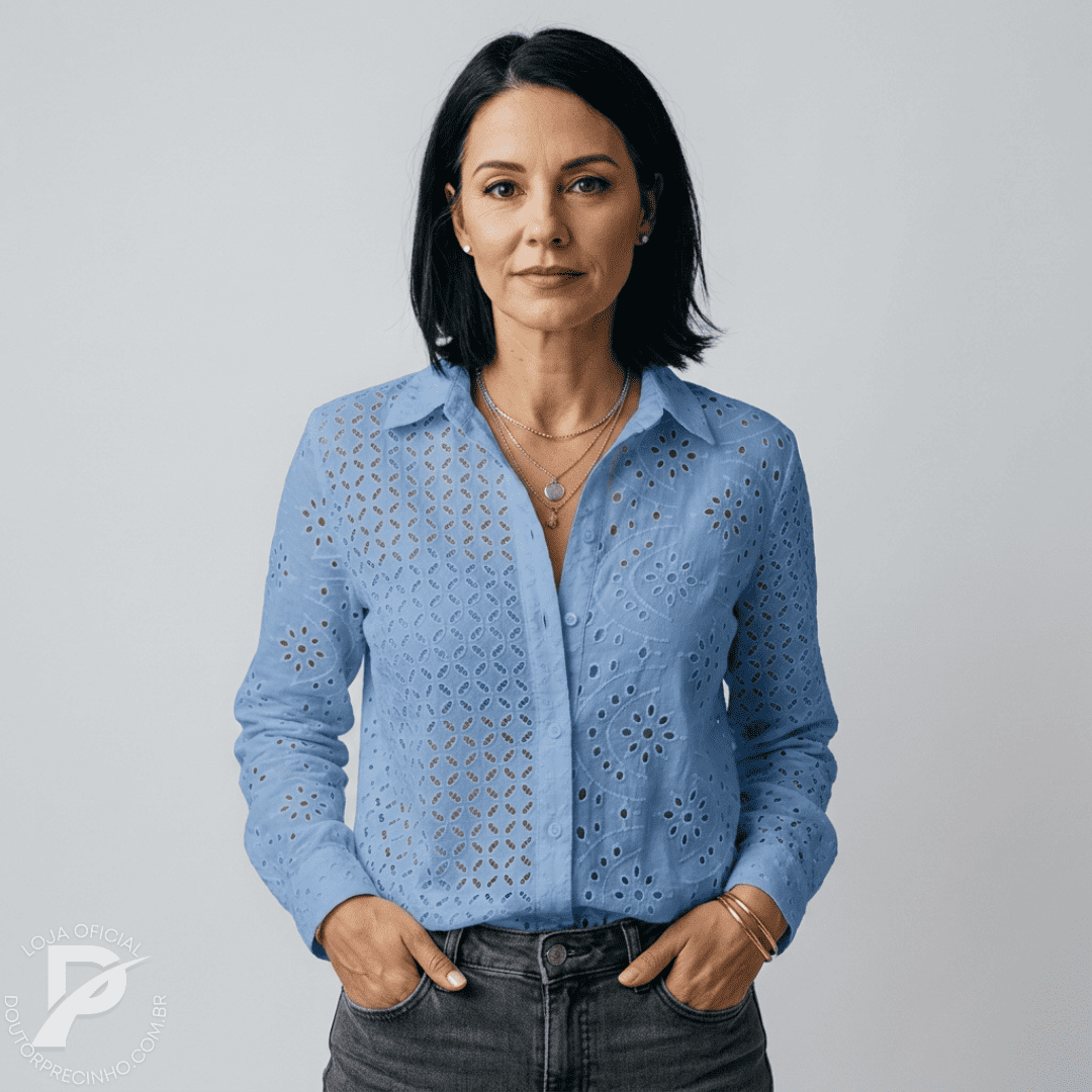 Camisa Elodie - Frescor Delicado