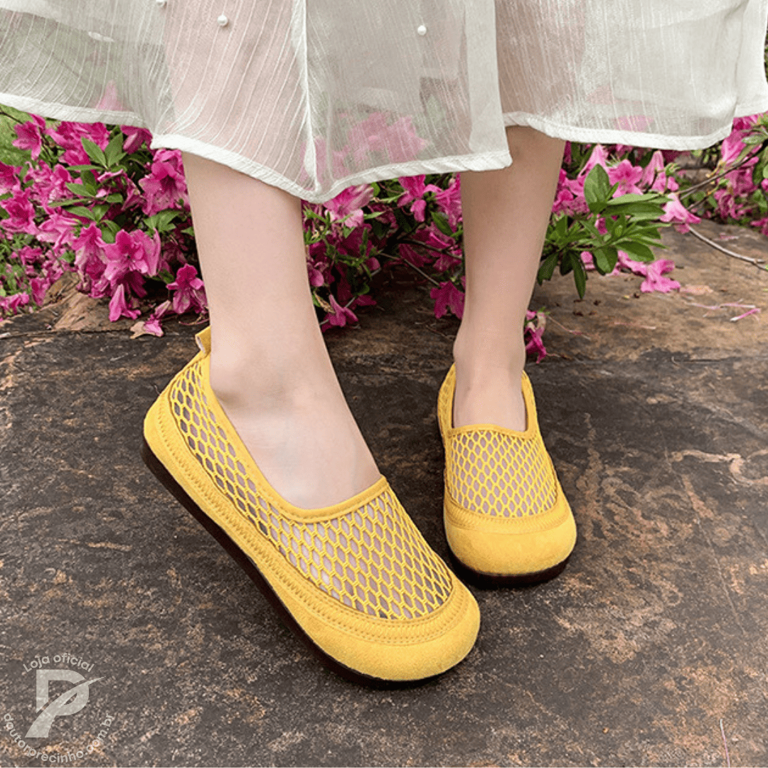 Sapatilha Térine - Textura leve e arejada