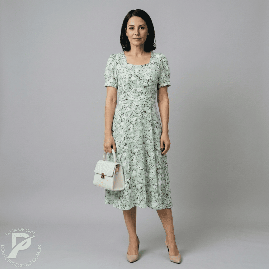 Vestido Marina - Alto nível de elegância e frescor