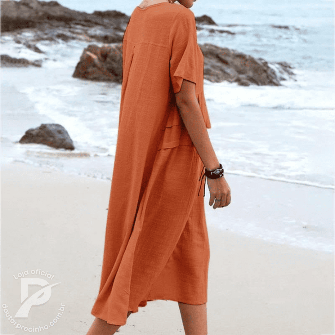 Vestido Thalira - Soltinho e Tecido Leve
