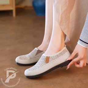 Sapato Marizete – Malha Respirável e Solado Antiderrapante