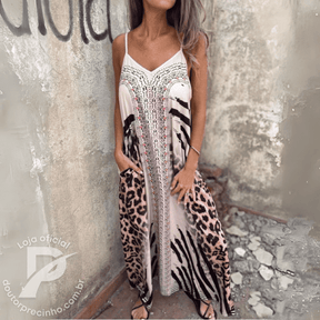 Vestido Aline – Um Toque Selvagem com Sofisticação