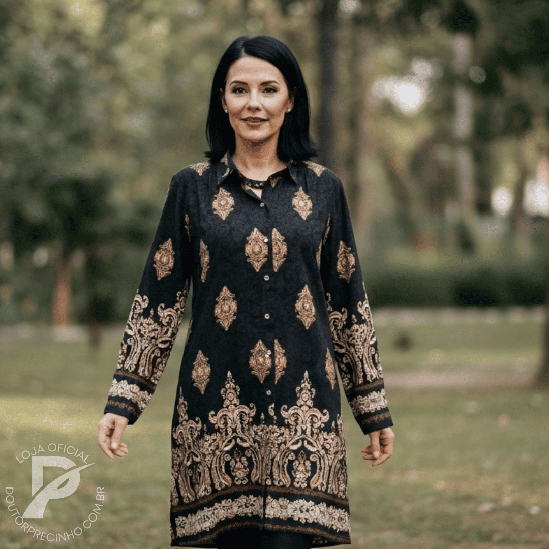 Vestido Azzara - Contraste sofisticado