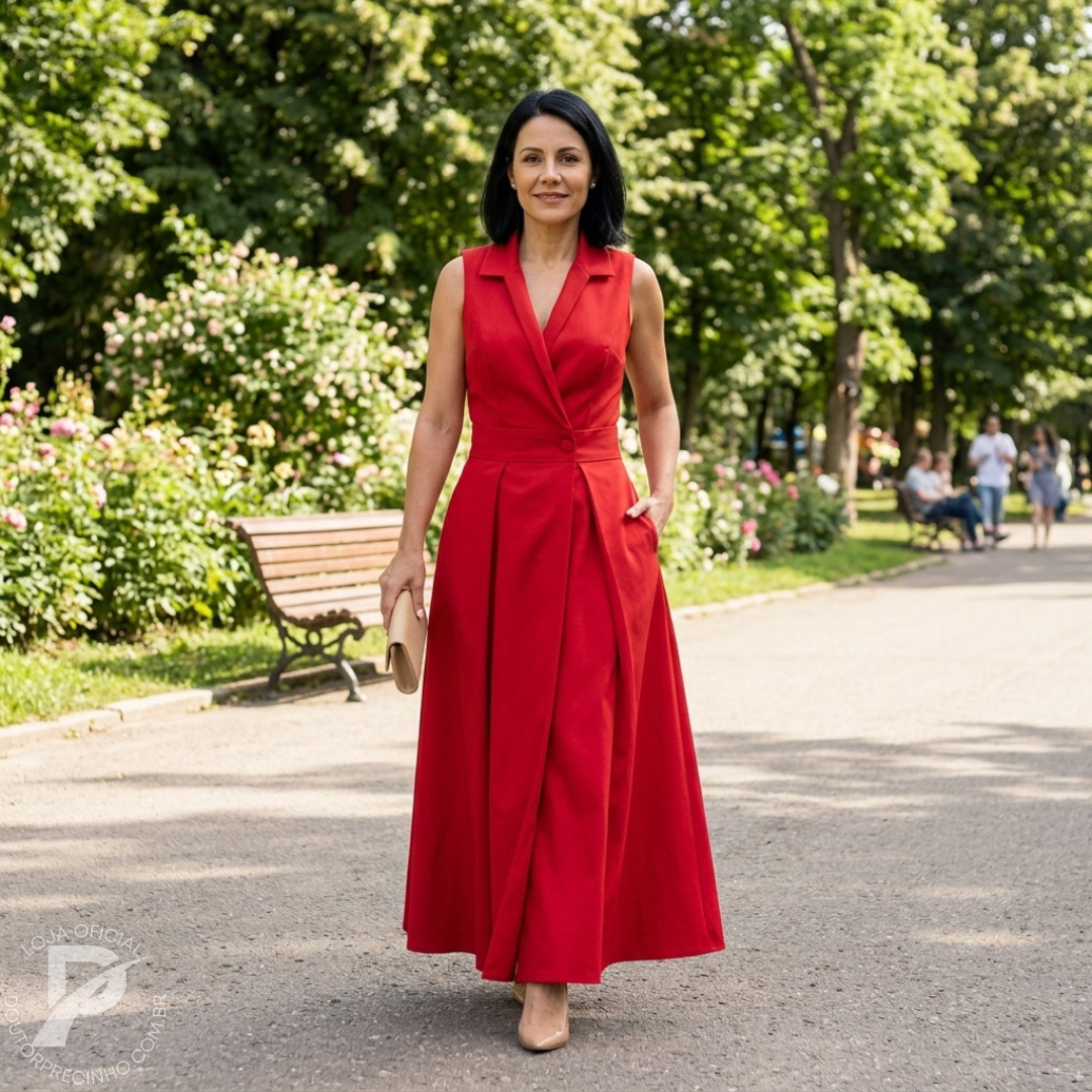 Vestido Dominique – Sofisticação e Elegância Clássica