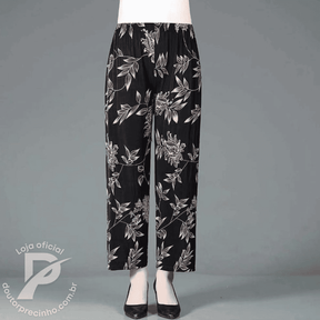 [2 peças] Calça Liorna - Estampada Floral Soltinha e Confortável