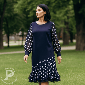 Vestido Marisse – Elegância Clássica com Detalhes que Encantam