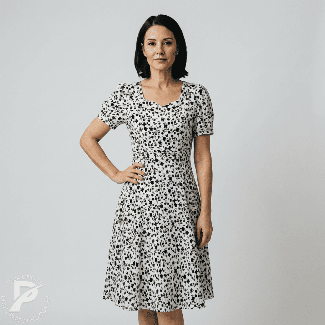 Vestido Marina - Alto nível de elegância e frescor