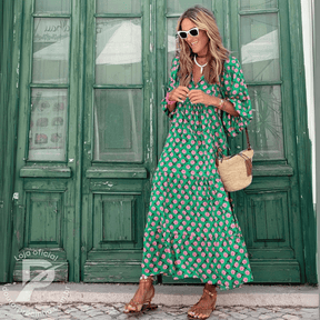 Vestido Anadia - Modelagem Soltinha