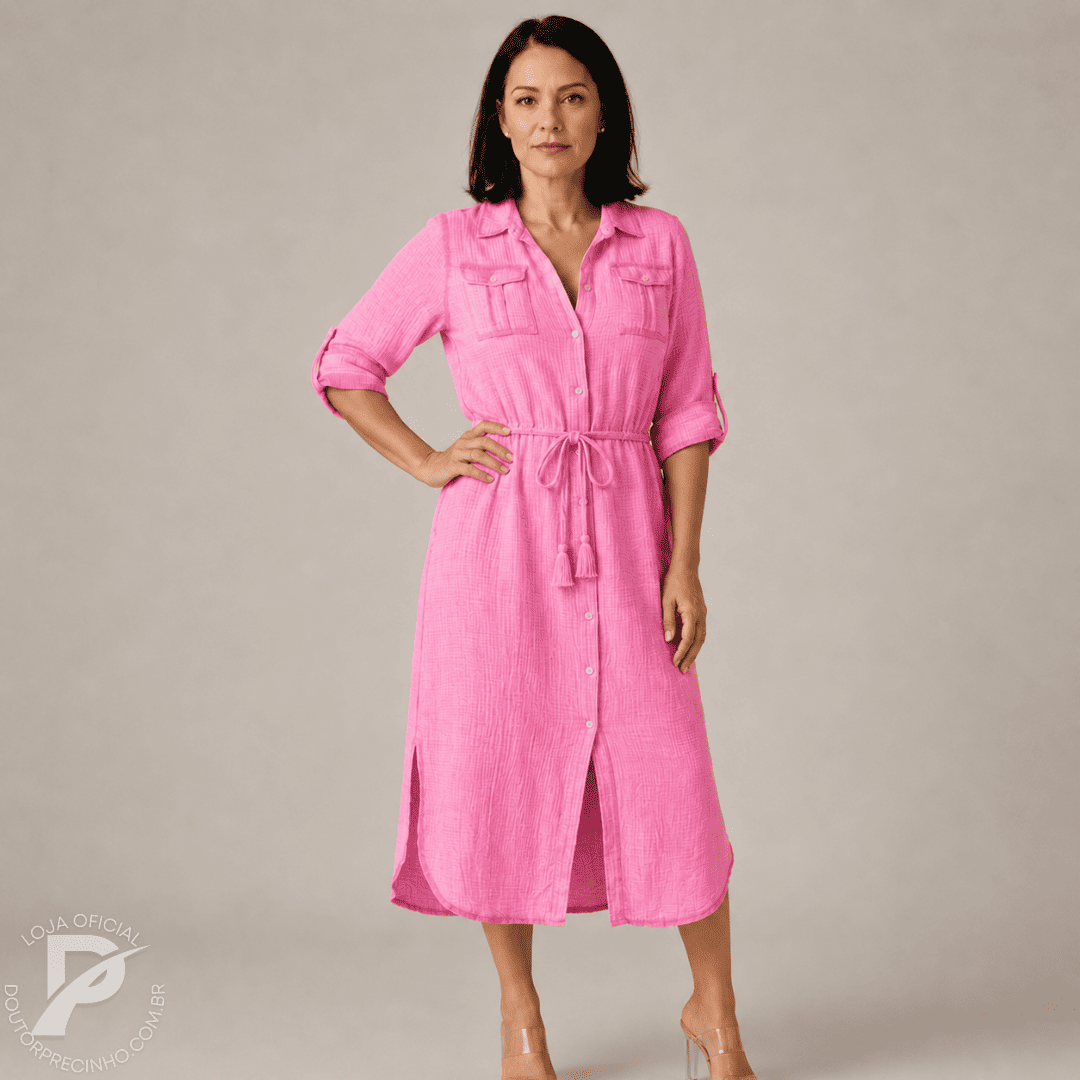 Vestido Violeta – Estilo, Leveza e Um Toque de Verão Para Seu Dia a Dia