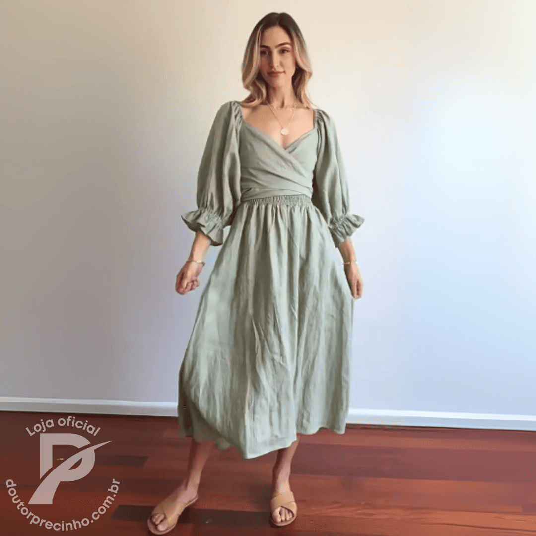 Vestido Ravena - Modelagem Versátil