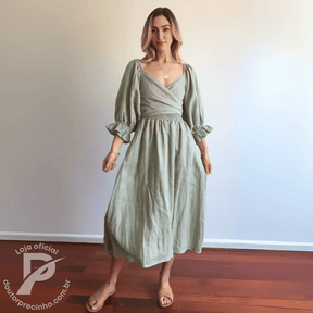 Vestido Ravena - Modelagem Versátil