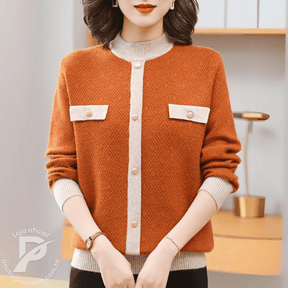 Cardigã Eloane – Sofisticação Clássica com Um Toque Moderno