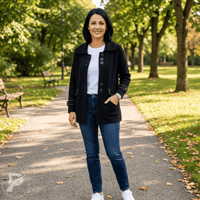 Casaco Lirian – Elegância Clássica Com Um Toque Moderno