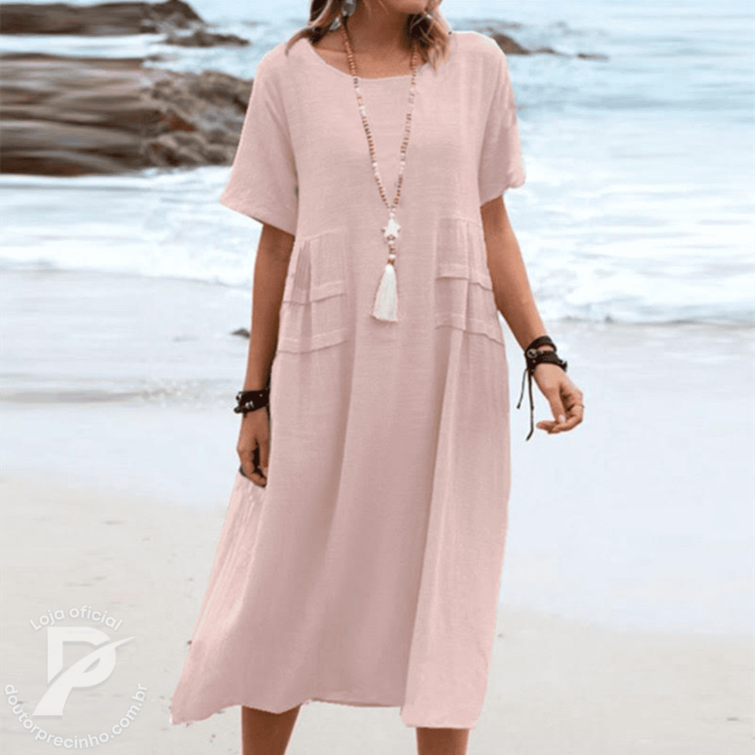 Vestido Thalira - Soltinho e Tecido Leve