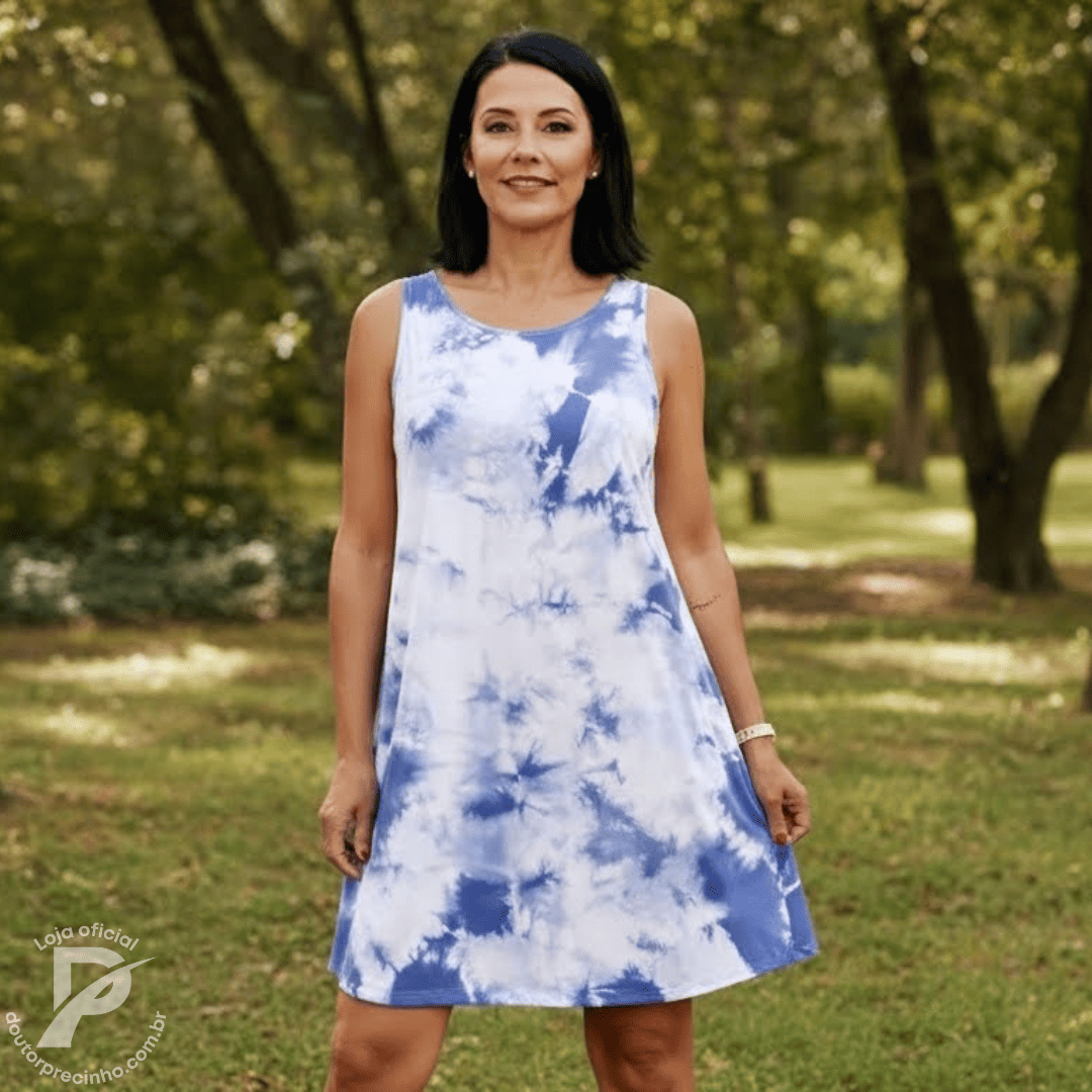 Vestido Arlisse - Simplicidade luminosa