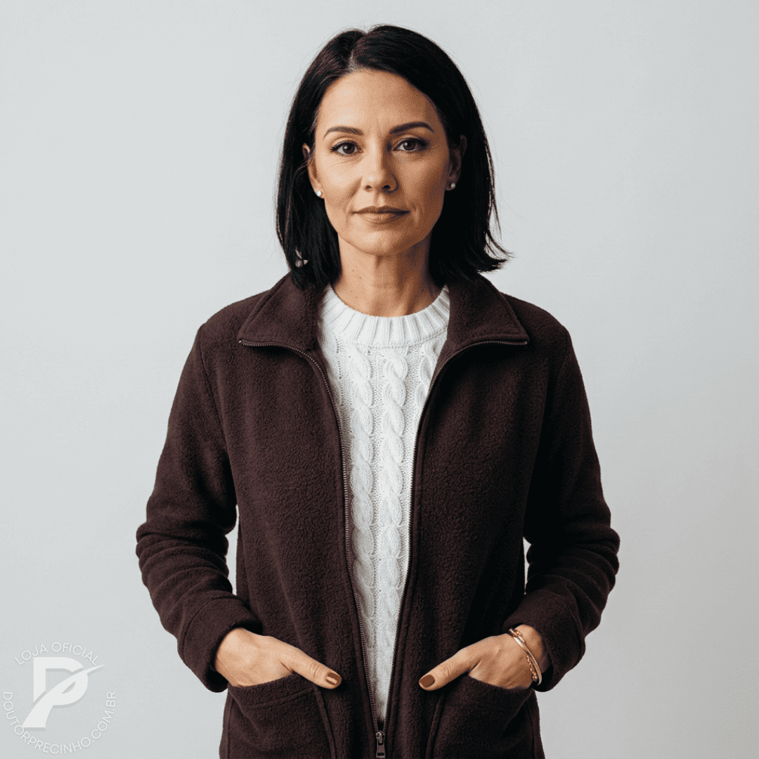 Casaco Feminino Estefani – Elegância Atemporal Para os Dias Frios