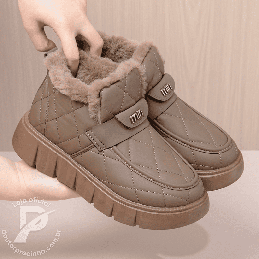 Bota Feminina Forrada com Pelúcia Martina