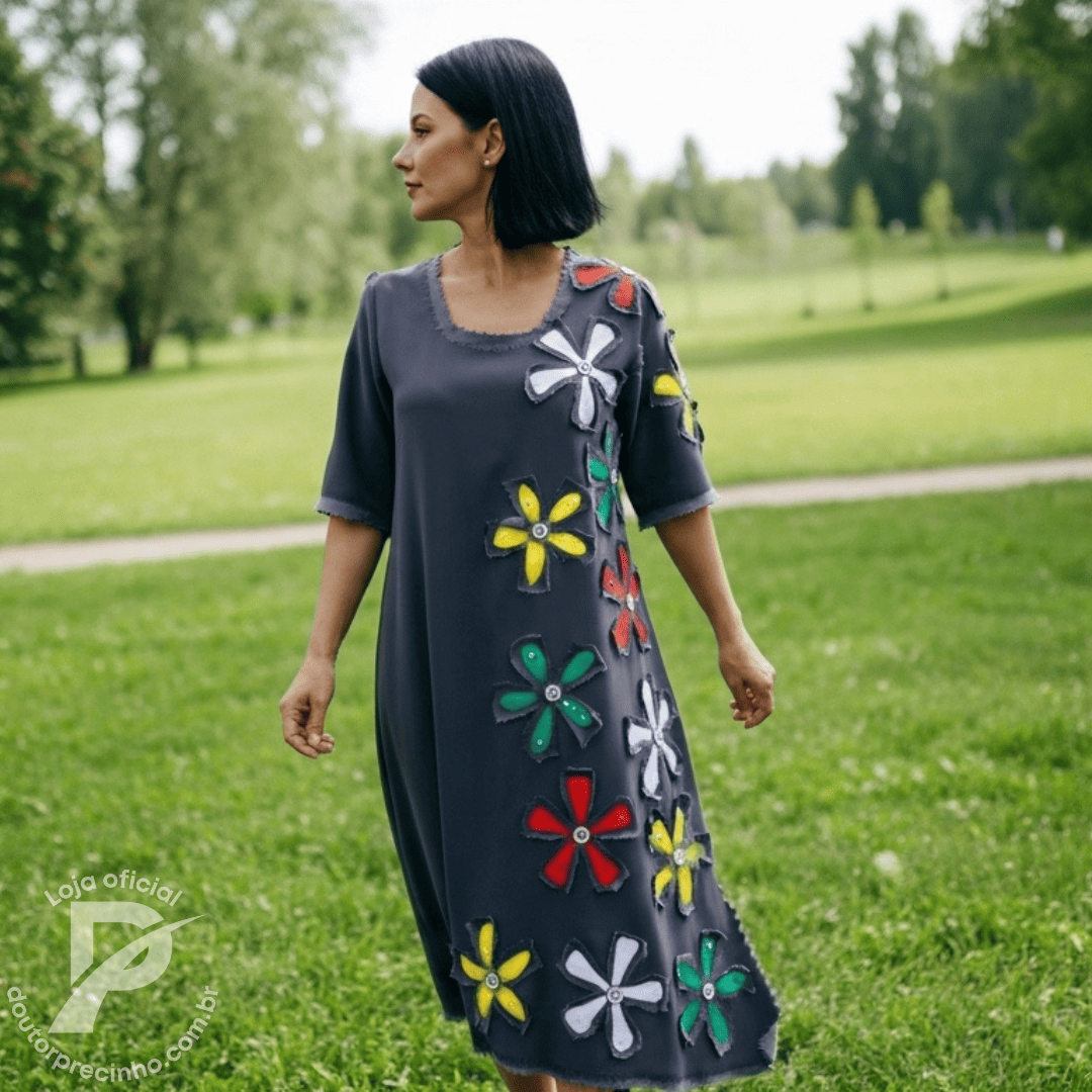 Vestido Elaris – Leveza, Cor e Alegria em Cada Detalhe