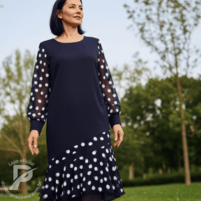 Vestido Marisse – Elegância Clássica com Detalhes que Encantam