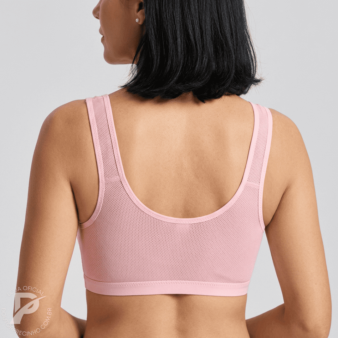 [Kit 2 peças] Sutiã Lady - Confortável com botões Frontais