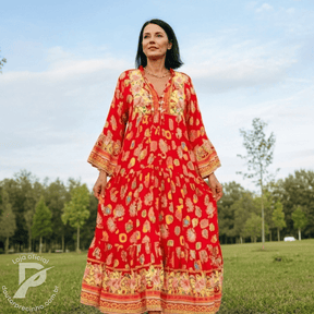 Vestido Ardélia – Leveza, Cor e Movimento