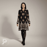 Vestido Azzara - Contraste sofisticado