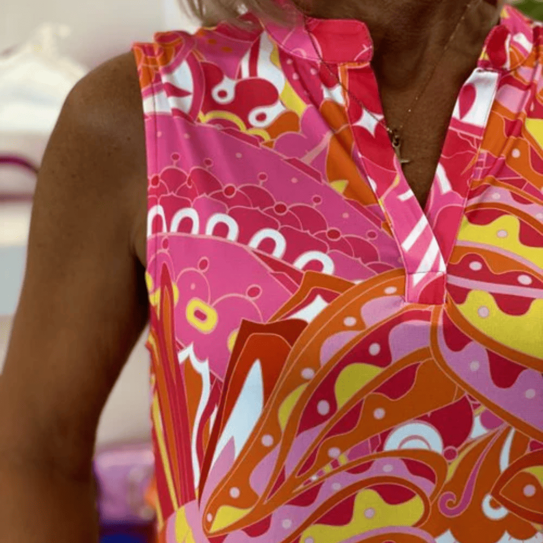 Vestido Nalira - Estampado Tropical