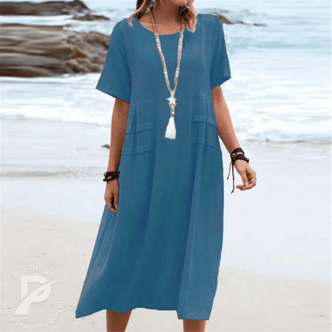 Vestido Thalira - Soltinho e Tecido Leve