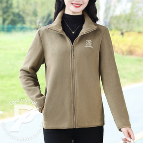 Jaqueta Feminina Térmica de Fleece Mandy – Conforto, Estilo e Aquecimento Garantido